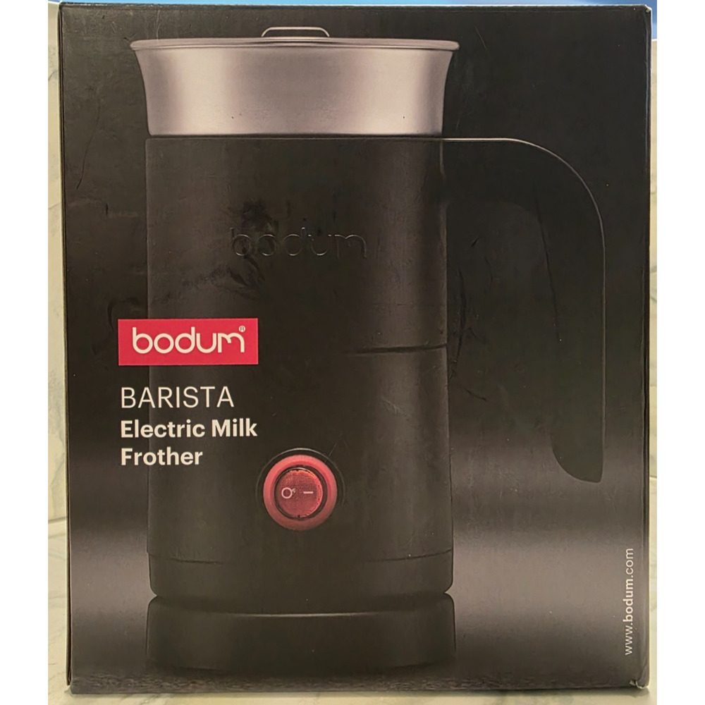 Bodum Barista Electric Coffee & Milk Frother, Stainless Steel, 10 oz., 500W, NIB